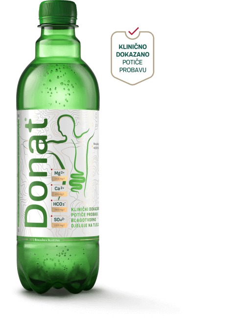 Plastična flaša prirodne mineralne vode Donat.